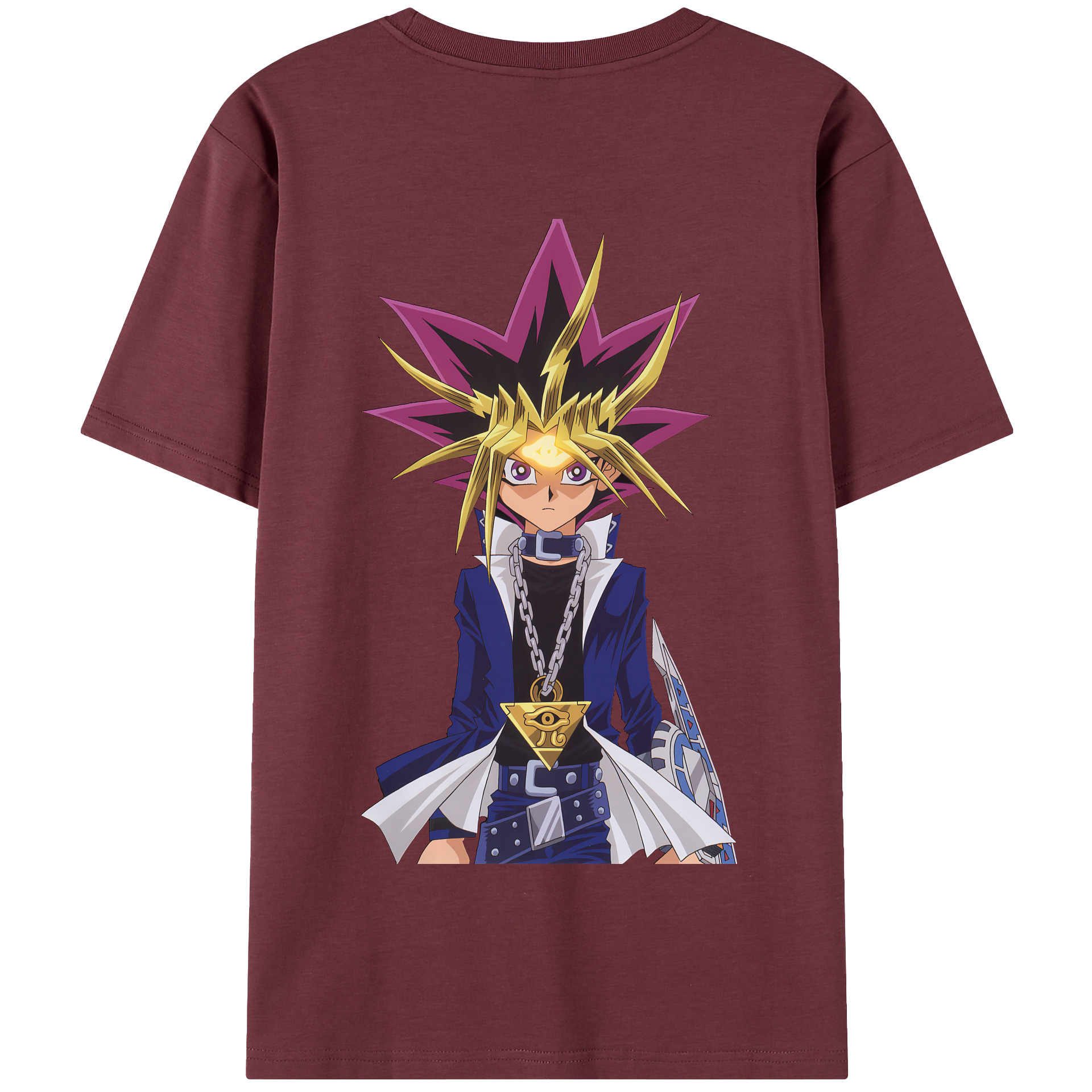 （画像用） 遊☆戯☆王 Yu-Gi-Oh! 綿100％半袖Tシャツ（背面プリント）